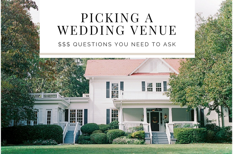 tips for picking a wedding venue with a budget