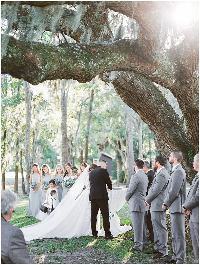 Charleston, SC Wedding Photography on Film at Runnymede Plantation